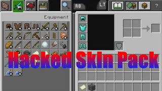 Bedrock Hacked Skin Pack  Invisible Skin  Works On Realms [upl. by Alleb]