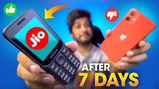 I SWITCHED to JIO BHARAT B1 for 7 Days ⚡️ My Experience amp Honest Review [upl. by Aerdnak]