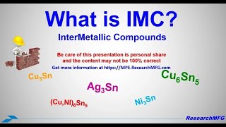 What is IMC Intermetallic Compounds part I The role of IMC plays in the soldering [upl. by Judon]