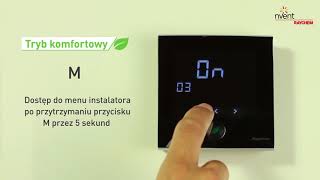 RAYCHEM Green Leaf Floor Heating Thermostat Programming Polish [upl. by Duane]