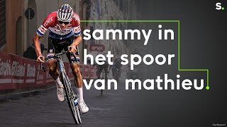 In het spoor van Mathieu van der Poel tijdens Strade Bianche quotDeze koers staat naast de monumentenquot [upl. by Sane]