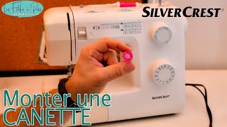 Réaliser une canette sur une machine à coudre SNM33 Silvercrest Lidl [upl. by Nerhtak]