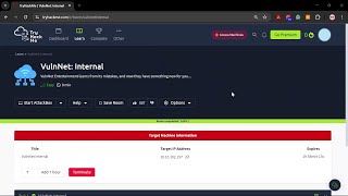 TryHackMe VulnNet Internal Walkthrough in Arabic شرح [upl. by Tecu]