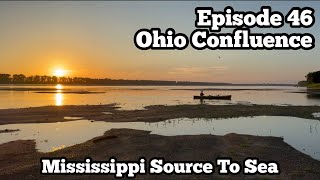 Confluence With The Ohio  Reaching The Lower Mississippi  Mississippi Source to Sea Paddle Ep 46 [upl. by Bouzoun]