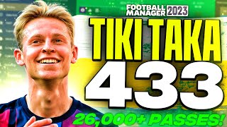 The BEST Tiki Taka FM23 Tactic 67 Possession  Quadruple Won  Best FM23 Tactics [upl. by Wein]