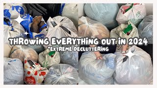 FULL VIDEO 30 DAYS OF DECLUTTERING ✅ THROWING OUT EVERYTHING I OWN IN 2024  CLEANING MARATHON ✨ [upl. by Molini]