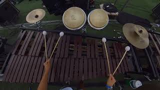 Southlake Carroll 2023 Center Marimba Headcam  La Vie est Belle [upl. by Tteirrah614]