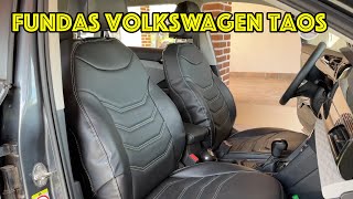 Fundas de vinipiel para Taos 20212024 Volkswagen [upl. by Nivlac619]