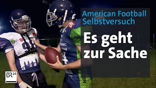 Bei den Straubing Spiders quotreinschnuppernquot American Football im Selbstversuch  Abendschau  BR24 [upl. by Enrique782]