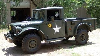 1952 DODGE M37 ARMY TRUCK 4WD [upl. by Hsital]