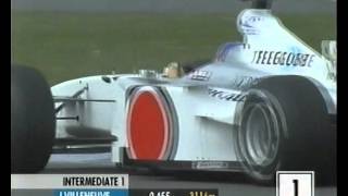 F1 Britain 2000  Jacques Villeneuve Ragged Lap [upl. by Llerruj]