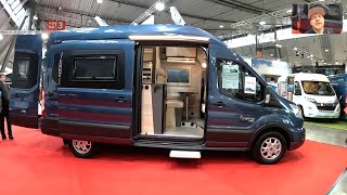 Dreamer Camper Van D 51 Fun blue addict by Rapido RV Ford Transit walkaround and interior K0818 [upl. by Erimahs]