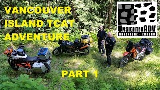 Vancouver Island Adventure Trail Day 1 KTM 1190r KTM 990 KTM 690 Rally raid [upl. by Are]