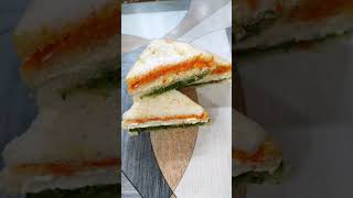 Tricolour Sandwich recipe  Tiranga Sandwich recipe  Happy Independence day [upl. by Barmen]