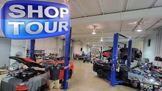 Brenspeed Shop Tour 2022 Shelby Super Snake RTR 3V Mustang Dyno 73 Godzilla Swap Gen 1 Coyote [upl. by Ardnasak]