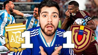 LA COBRA REACCIONA AL EMPATE 11 ENTRE ARGENTINA Y VENEZUELA ¿SE DEBERÍA HABER JUGADO ASÍ [upl. by Nezam]