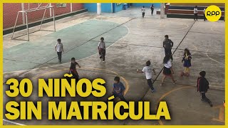 SJL Niños en lista de espera por falta de ambientes en Colegio Hanni Rolfes RegresoAClases [upl. by Cavallaro]