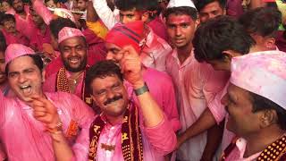 Best dance of Sudhir Bhau Salvi at Lalbaug Cha Raja Visarjan 2017 hituraj [upl. by Menides]