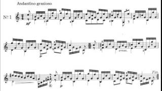 Matteo Carcassi Op59 No1 Andantino grazioso [upl. by Mayce509]