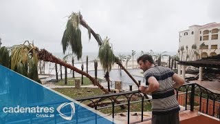 Así fue la llegada del huracán Odile a Baja California Sur [upl. by Ssenav]