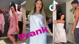 Towel Prank on Boyfriend Challenge Bad Michael JacksonTiktok Compilation [upl. by Arlie]