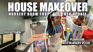 Home Makeover Play room to Nursery Room  Kitchen Update [upl. by Cheryl]