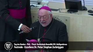 Der Papst sagt Weiter so  Erzbischof Zurbriggen an der Hochschule Heiligenkreuz [upl. by Torbart962]