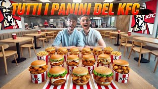 PROVIAMO TUTTI I PANINI ESISTENTI DEL MENÙ DEL KFC  ODDIO NON AVEVO MAI MANGIATO NULLA DI TUTTO CIÒ [upl. by Direj]