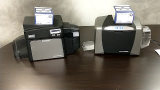 How to change the ribbon for a Fargo DTC 1250E and Fargo DTC 4250E ID card printer [upl. by Nolyd]