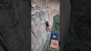 Fun day on Crescent Slab 🔥 rockclimbing bouldering Oklahoma sandstone [upl. by Aelanna222]