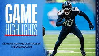 DeAndre Hopkins Best Plays of the 2023 Season  Game Highlights [upl. by Luapnoj]