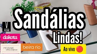 SANDÁLIAS FEMININAS VERÃO 2024 AMARRAÇÃO  FIVELA  SALTO BAIXO  ALTO ✨ DAKOTA BEIRARIO MODARE [upl. by Suzann]