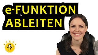 e Funktion ABLEITEN – Ableitung Exponentialfunktion Kettenregel Produktregel Beispiele [upl. by Niamreg]