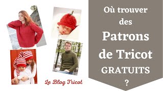 Où trouver des patrons de tricot gratuits [upl. by Aerdnaxela]