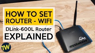 DLink600L Router Setup in Hindi How to setup WIFI Router Best Budget Router [upl. by Behm]