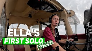 Ellas FIRST SOLO Flight  A Day To Remember [upl. by Jerroll730]