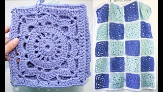 How to Crochet Willow Square Easy Tutorial [upl. by Llyrehc]