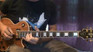 Trial by fire  Testament  Alex Skolnick solo intro cover [upl. by Artenak]