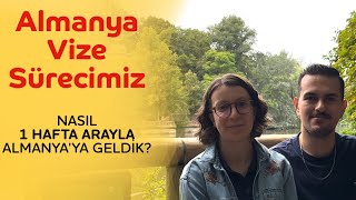 ALMANYA VİZE SÜRECİMİZ  Önemli Bilgiler Başvuru Süreci Gerekli Belgeler Eksik Belge 41F Vizesi [upl. by Asalocin]