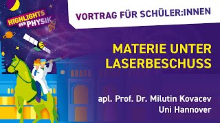 Materie unter Laserbeschuss [upl. by Marie]