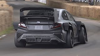 The 670hp9500rpm 2024 Subaru WRX ‘Project Midnight’ Time Attack MONSTER at Goodwood FoS [upl. by Janyte]