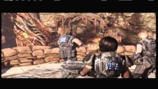 Gears of War 3 Spoilers Cutscene  Dom Dies and Mad World Instrumental [upl. by Elhsa]