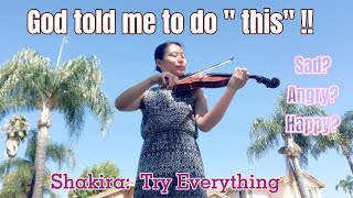 Shakira Try Everything From ZootopiaViolin Cover [upl. by Jacky]