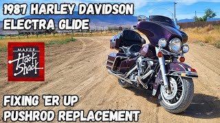 Harley Electra Glide Pushrod Replacement [upl. by Kwan3]