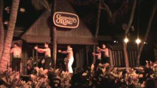 The Men do the Hula at Germaines Luau Hawaii [upl. by Hayimas553]