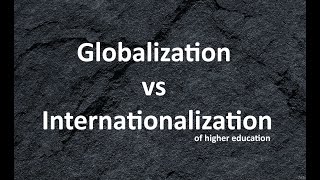 Globalization VS Internationalization [upl. by Attenehs]