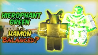 YBA Hierophant Green  Hamon BUILD in 1v1s  Roblox YBA [upl. by Ayeka]