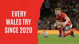 Every Wales Rugby Try Since 2020  walesrugby [upl. by Leuqcar]