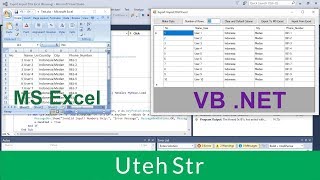 Visual Basic Net  Export DataGridView to Excel and Import Excel to DataGridView with VB NET [upl. by Nnalyrehs50]