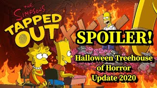 TSTO Halloween Treehouse of Horror XXXI Update 2020 Spoiler [upl. by Elyl]